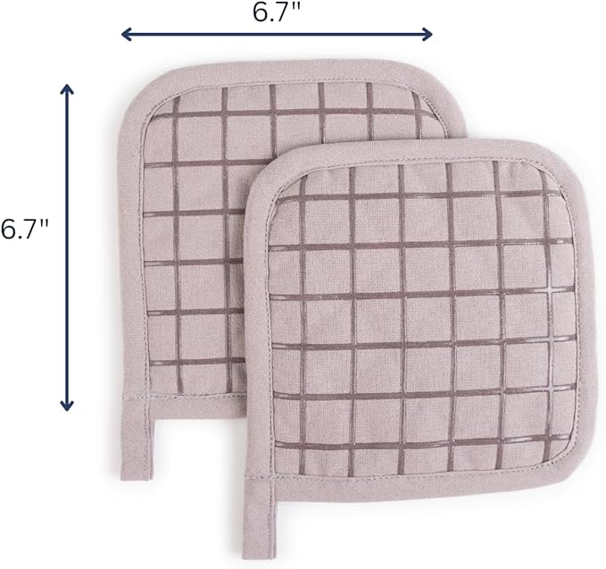 Oven Mitts and Pot Holders Set for Kitchen | 4 Pc Set| Heat Resistant Up to - Image 7