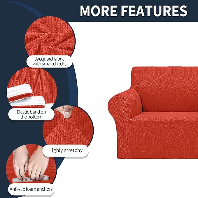 Cupuamon 2026 New Stretch Chair Sofa Slipcovers Couch Cover - Image 4