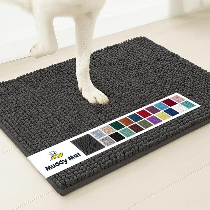Muddy Mat® | Super Absorbent Door Mat Indoor, Microfiber Quick Dry Chenille by MuddyMat%C2%AE