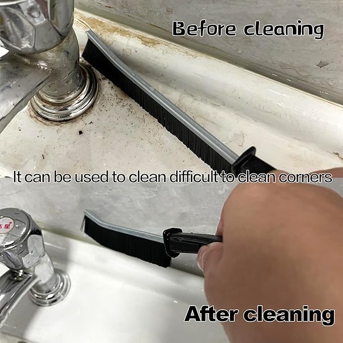 20 Pcs Crevice Cleaning Brush, Bathroom Gap Brush, Grout Cleaner Brush Hard - Image 3