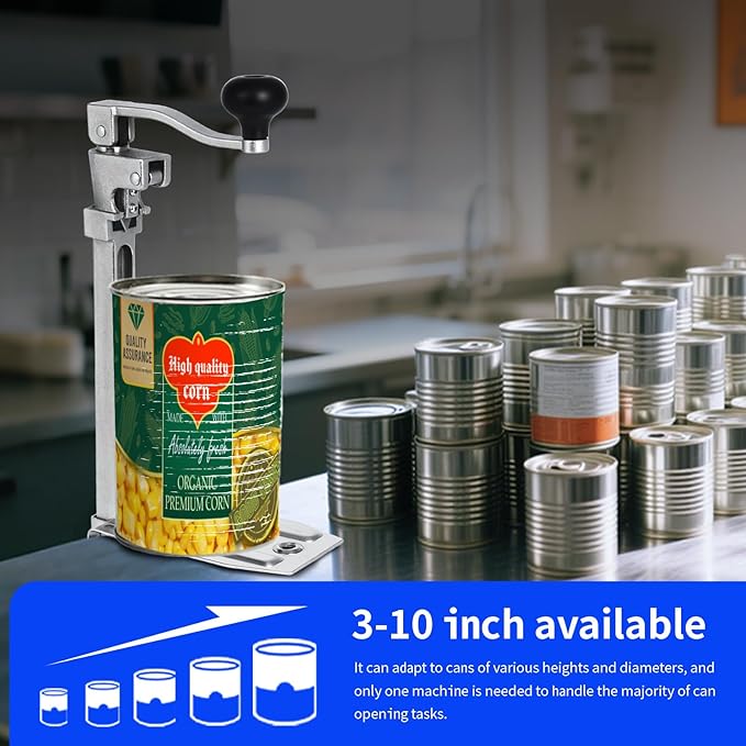 Commercial Can Opener Heavy Duty, Industrial Kitchen Tool - Image 7