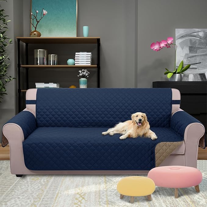 U-NICE HOME Large Sofa Cover Reversible Couch Cover - Image 2