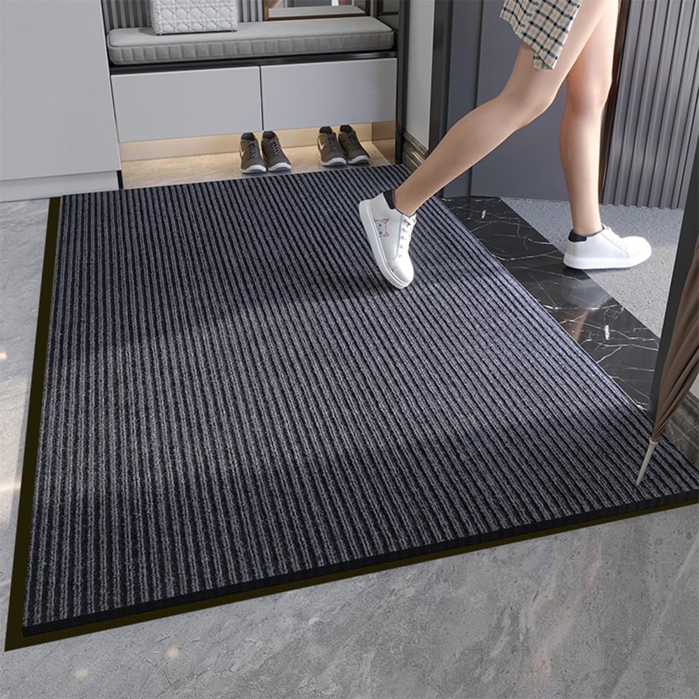 SRDDQLC Commercial Grade Runner Rug Brush Step Entrance Mat 3' x 16.4'...