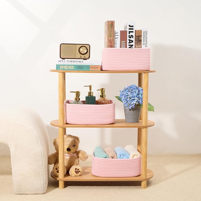 MiniArk Small Storage Baskets for Organizing | Closet Organizer Bins | Shelf - Image 6