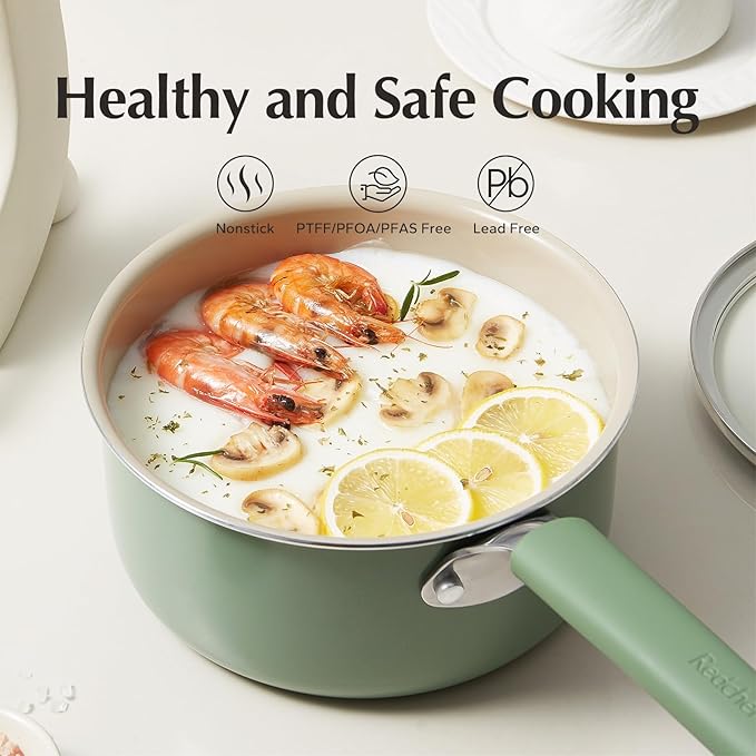 Redchef Ceramic Nonstick Saucepan - Image 4