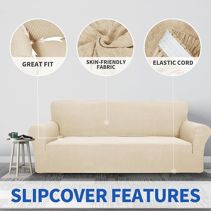ZNSAYOTX 1 Piece Jacquard Couch Covers - Image 3