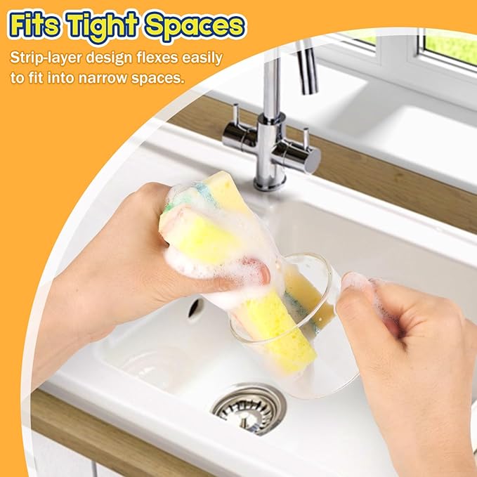 LAUNDRYLUX 4 Pack Scrub Sponge - Image 5