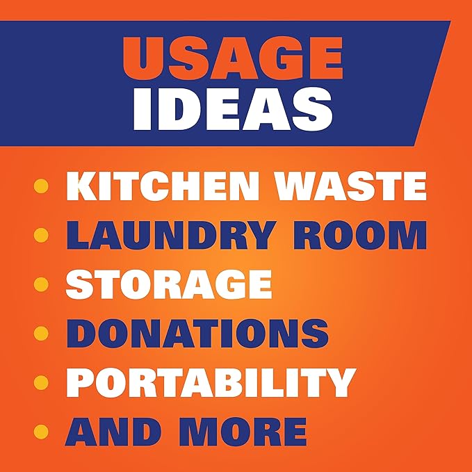 Hefty Ultra Strong 13 Gallon Trash Bags, Tall Kitchen Trash Bags 13 Gallon Size - Image 7