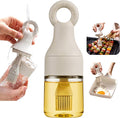 2-in-1 Oil Brush Bottle with Silicone Brush Head, Borosilicate Glass Oil by Unknown