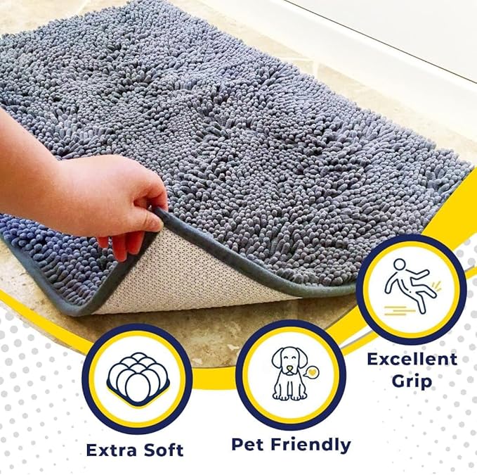 Muddy Mat® | Super Absorbent Door Mat Indoor, Microfiber Quick Dry Chenille - Image 2