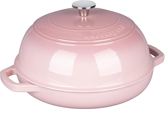 VORRINGARD Enameled Cast Iron Dutch Oven Pot