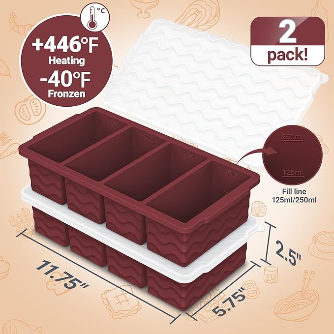 Doasuwish Silicone Freezer Tray - Image 2