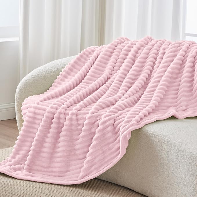 BEDELITE Twin Blanket for Couch & Bed, 300GSM Soft & Warm Fleece Blanket - Image 8
