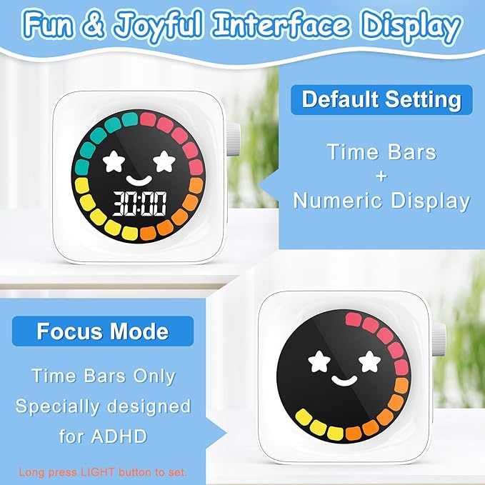 Visual Timer, 99 Minute Digital Kitchen Desk Timer - Image 5