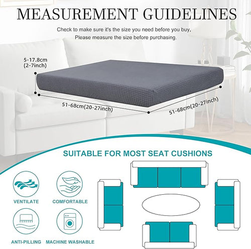 14Pcs Stretch Patio Cushion Covers, Outdoor Couch Covers Replacement, Outdoor - Image 2
