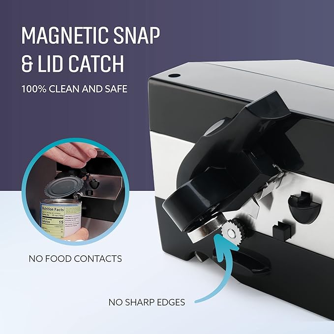 ELITRA HOME 3 in 1 Under the Cabinet Electric Can Opener, Blade Sharpener - Image 7