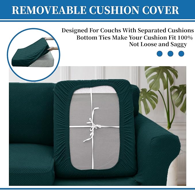 XINEAGE 2026 New 4 Pieces Extra Large Couch Covers - Image 5