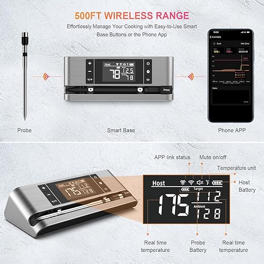 Wireless Smart Meat Thermometer - Image 3