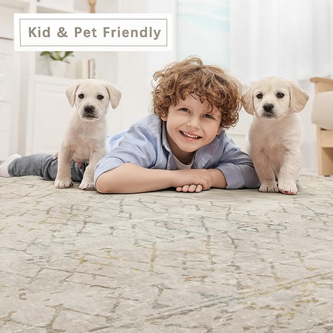 Washable Rugs 8x10 Area Rugs for Living Room, Dining Room- Large Ultra Soft - Image 6