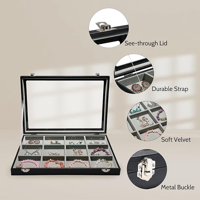 Stratalife Bracelet Holder Jewelry Organizer Jewelry Storage Earring Holder - Image 3