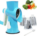 Rotary Cheese Grater with Handle-Versatile Cheese Grater Non-Slip Suction Base by Unknown