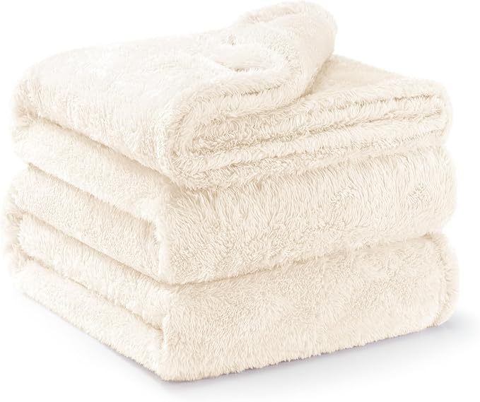 Exclusivo Mezcla Plush Fuzzy Fleece Bed Blanket King Size, Super Soft, Fluffy - Image 4