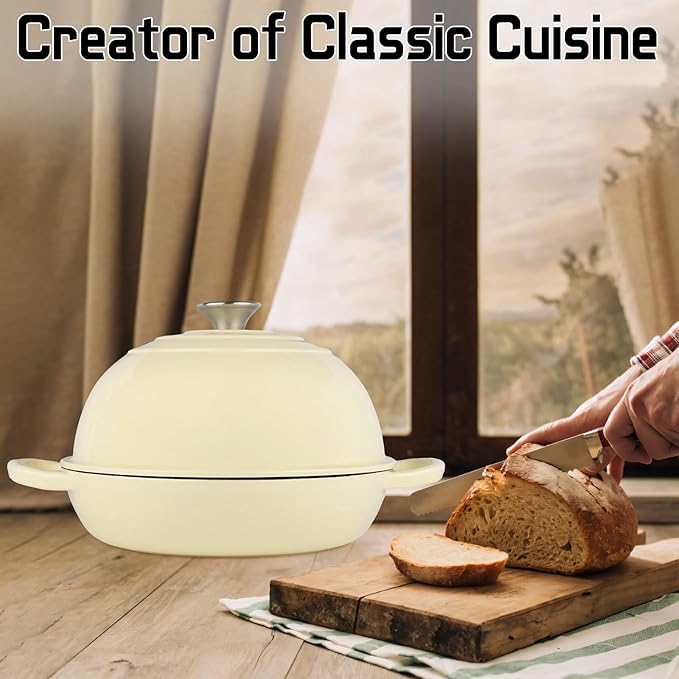 Enameled Cast Iron Bread Oven, Dutch Oven Pot