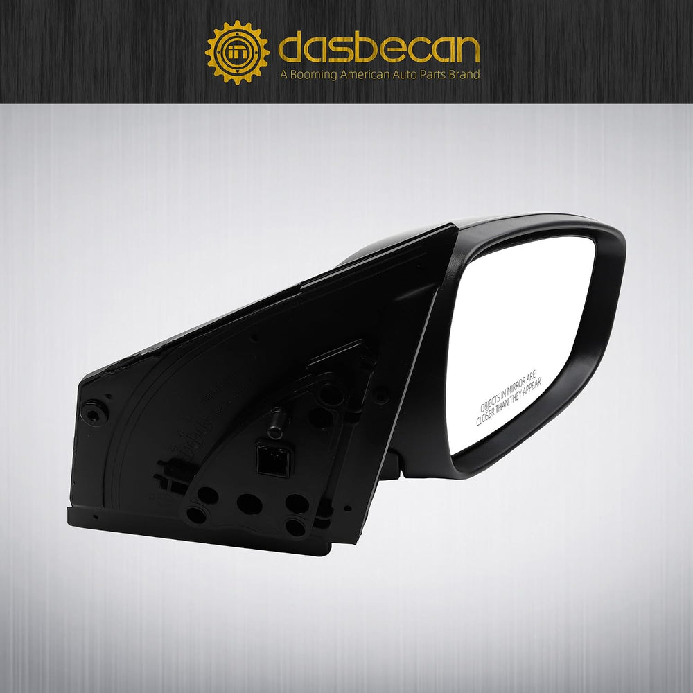 Dasbecan Right Side Mirror Compatible with 12-17 Hyundai Accent Black 3 pin
