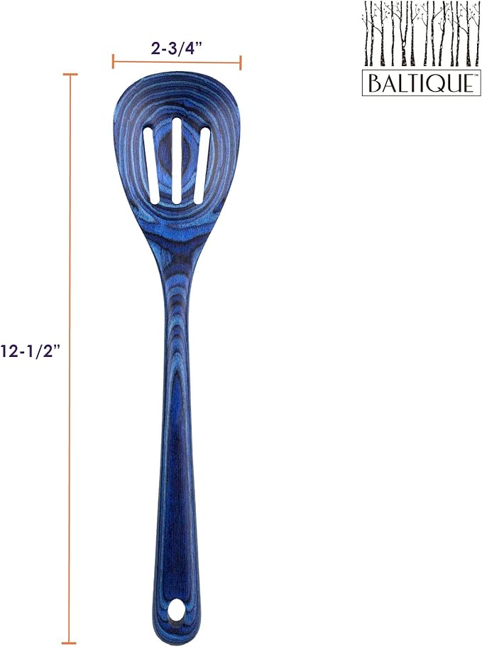 Totally Bamboo Baltique Malta Collection 12-1/2" Wooden Cooking Spoon, Safe - Image 5