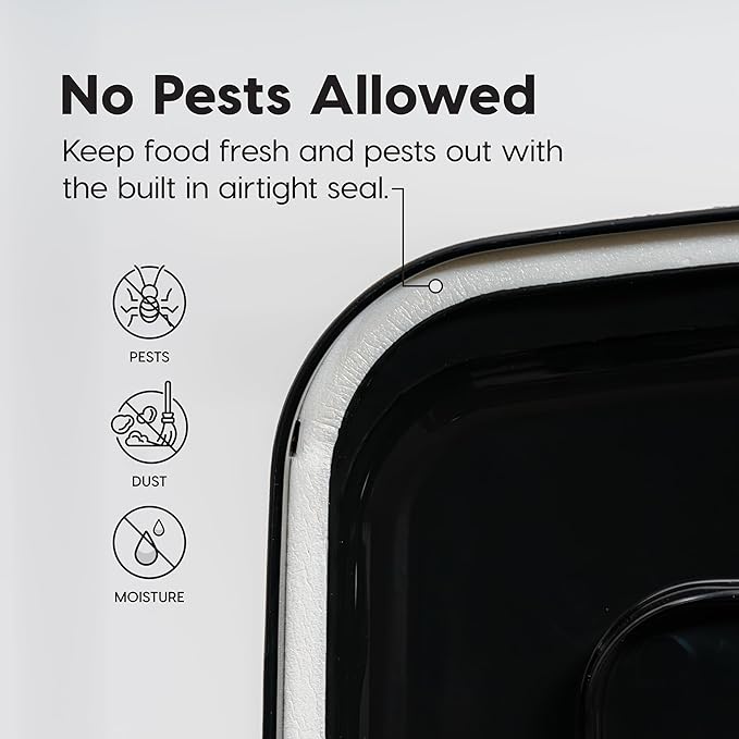 IRIS USA Airtight Dog Food Storage Container, WeatherPro, Removable Wheels - Image 8