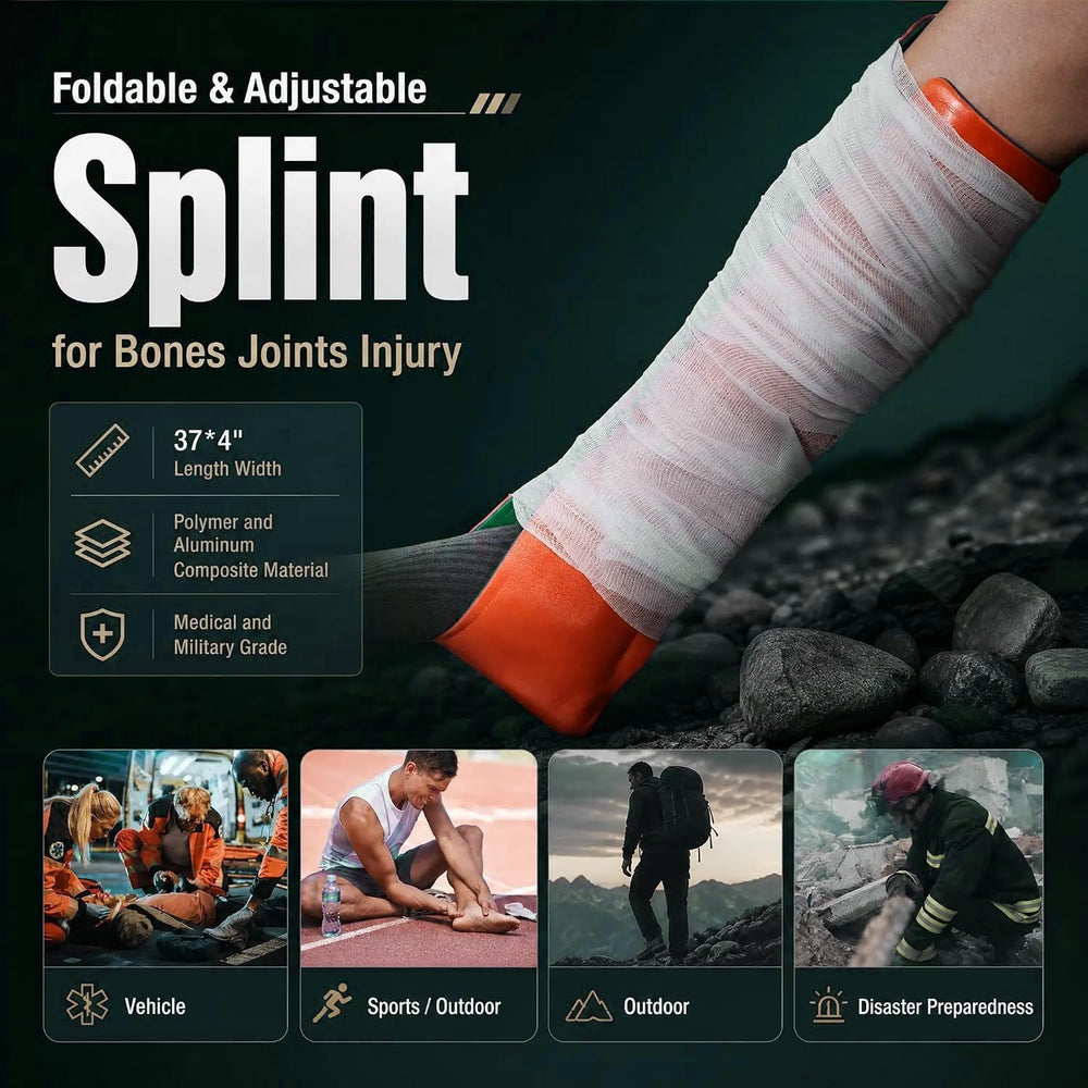 First Aid Kits with 36" Splint Israeli Bandage Tourniquet, 138PCS Trauma...