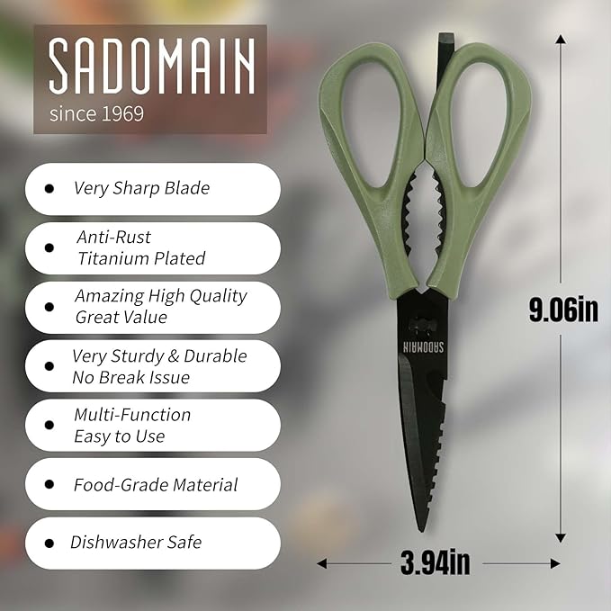 3-pack Kitchen Scissors All Purpose, Heavy Duty Kitchen Shears - Image 4