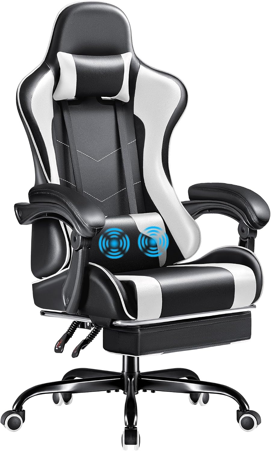 furmax gaming chair, video game chair with footrest, main product view