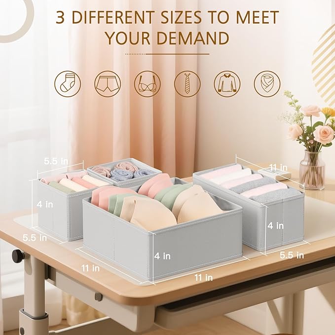 Criusia 15 Pack Drawer Organizer - Image 6