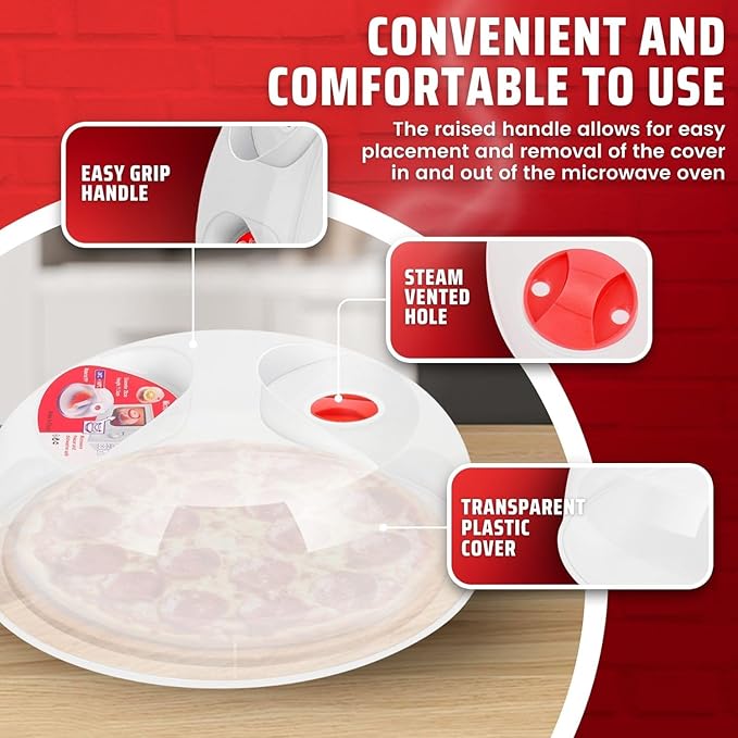 Flexzion 10 Inch Small Microwave Splatter Cover - Image 7