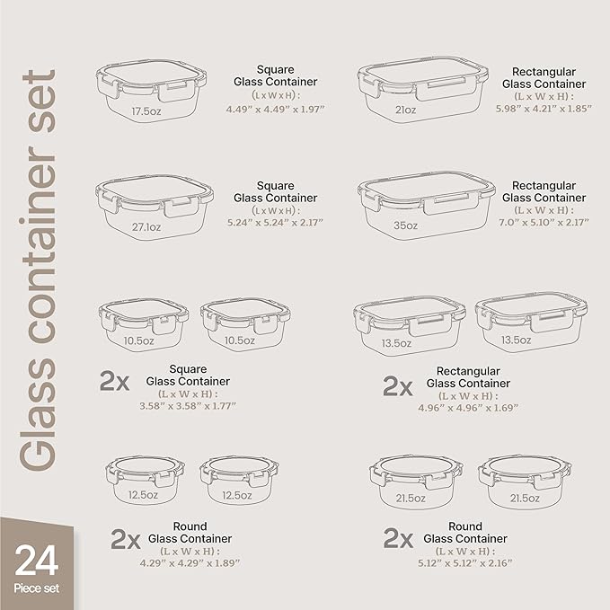 Bakken Borosilicate Glass Food Storage Containers - Image 3