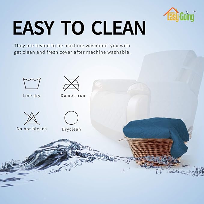 Easy-Going Oversized Recliner Cover Reversible Couch Cover Sofa Cover - Image 6
