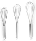 Fox Run 5830 Set of 3 Stainless Steel Wire Balloon Whisks by foxrunbrands