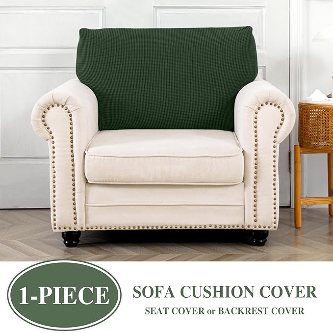 Couch Cushion Cover Seat Cushion Cover Stretch Armchair Cover Separate - Image 3