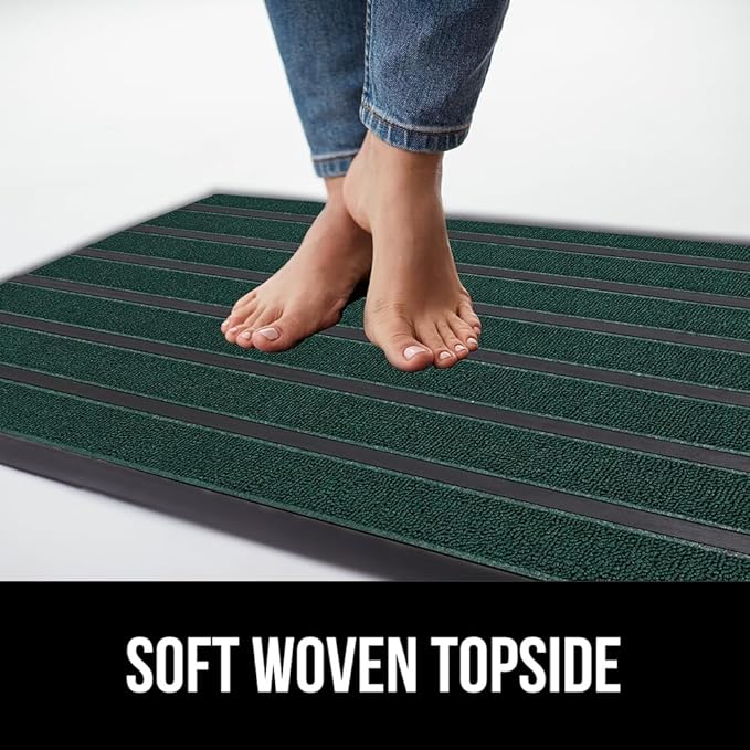 GORILLA GRIP 100% Waterproof All-Season WeatherMAX Doormat US Designed Natural - Image 7