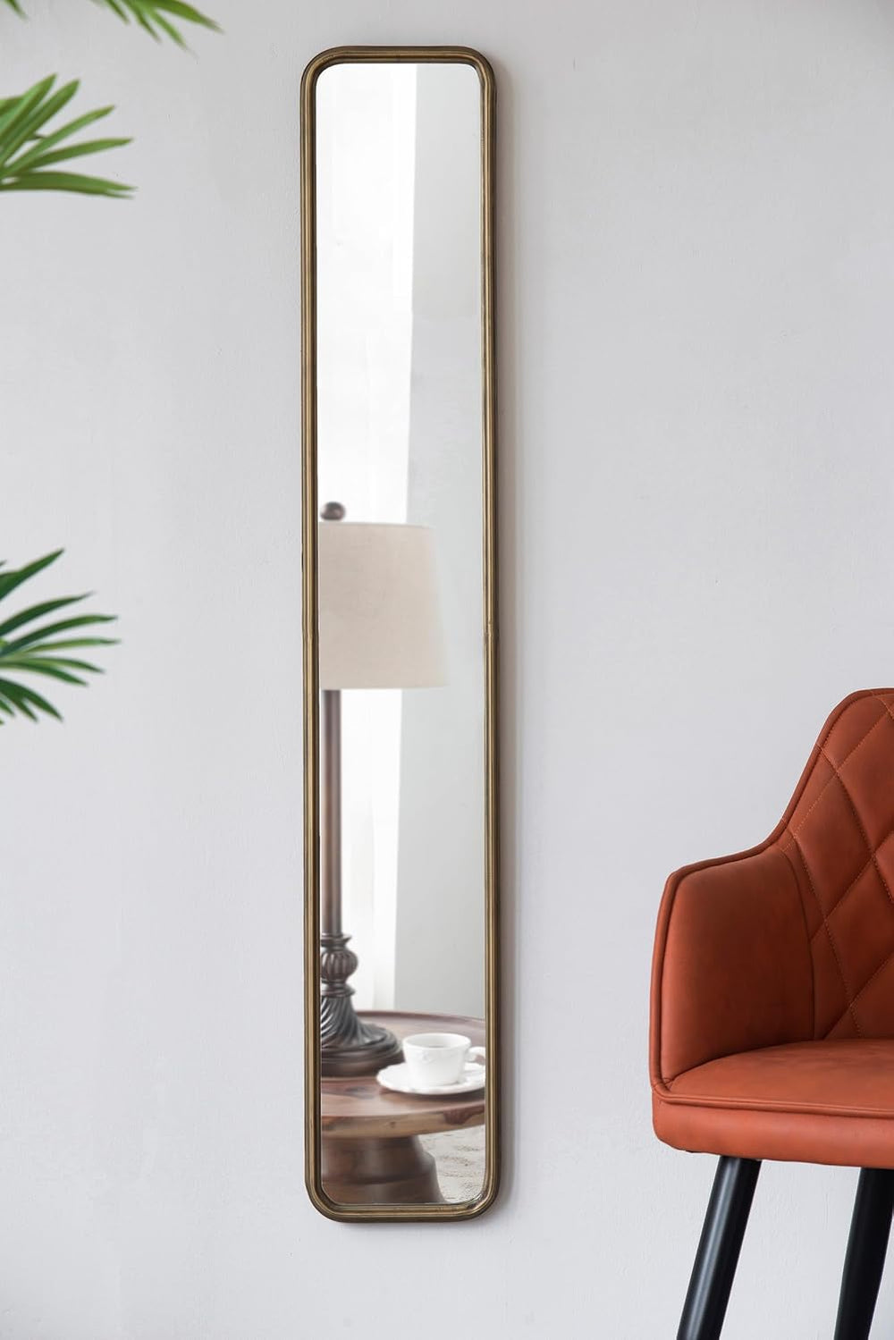 A&B Home Full Length Mirror - 47" x 8" Full Body Mirror with An...