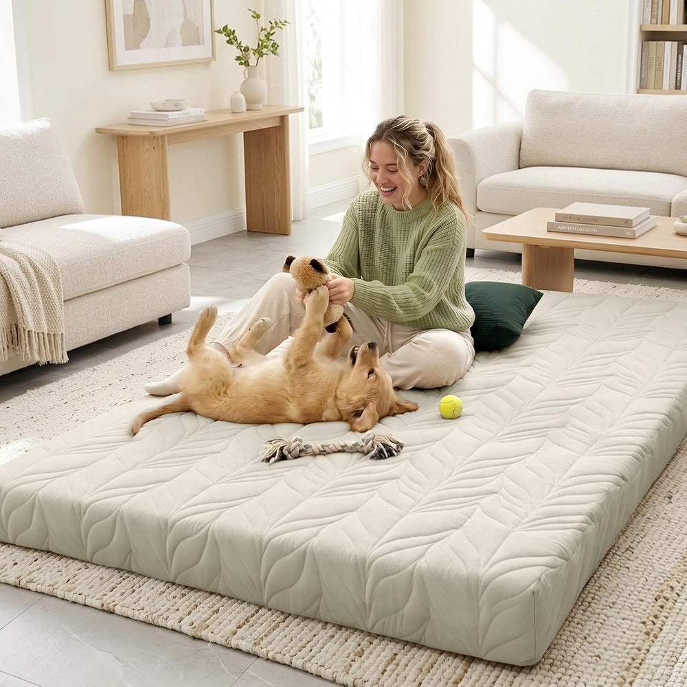 ZonLi Japanese Floor Mattress Futon Mattress Full Size 6 Inch Thick