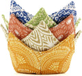 Cotton Microwavable Bowl Cozy, Microwave-Safe Hot Bowl Holders, Soup Bowl Cozy Bowl Hot Pads (A)