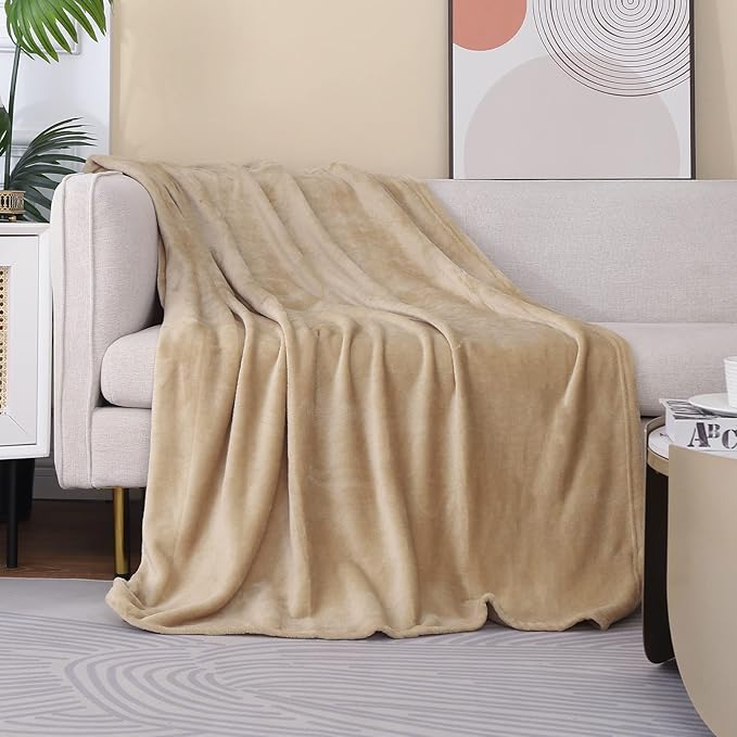 JIAHANNHA Flannel Fleece Blanket Throw Size, Super Soft Plush Cozy and by JIAHANNHA