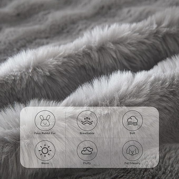 HANDONTIME Faux Fur Plush Sofa Covers - Image 2