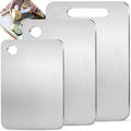 100% Pure Titanium Cutting Board Set of 3, Double-Sided Titanium Cutting Boards by Unknown