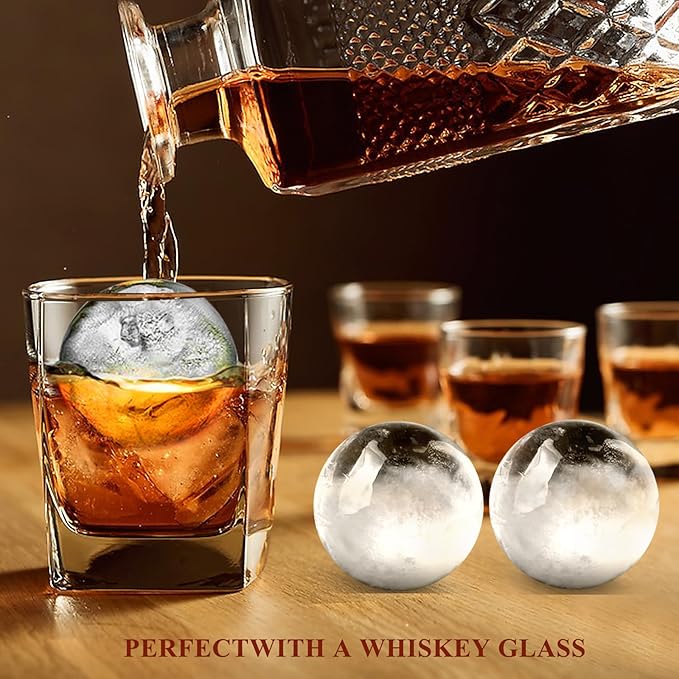 Round Ice Cube Trays for Freezer, 1.8 INCH x 8, Ice Ball Maker Mold | Round Ice - Image 4