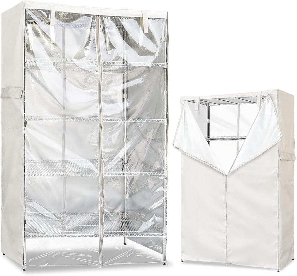 Waterproof Shelf Cover,Outdoor 600D Heavy Duty Dustproof Storage Shelves Cove...