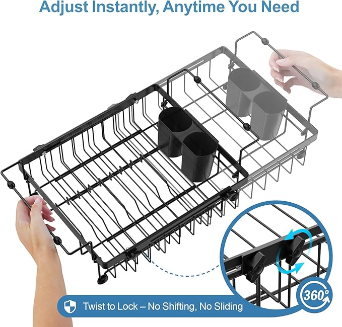 iSPECLE Expandable Dish Drying Rack - Image 8