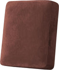 H.VERSAILTEX Velvet Stretch Couch Cushion Cover Plush Cushion Slipcover by HVERSAILTEX
